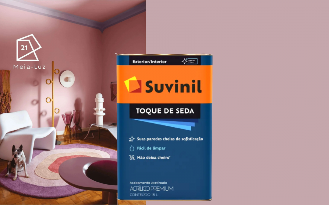 Suvinil Revela 2021 – Meia-Luz na tinta Suvinil Toque de Seda